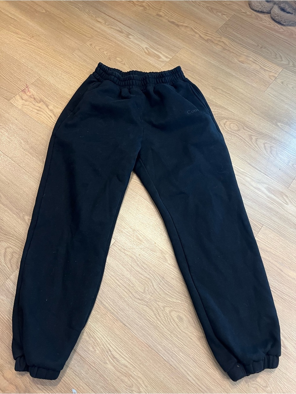 Black Women's Fleece Jogger Sweatpants